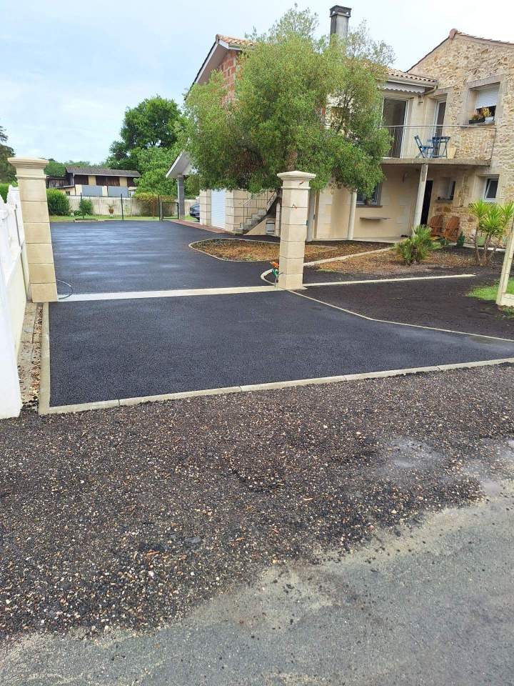 Pose d'enrobés Gironde